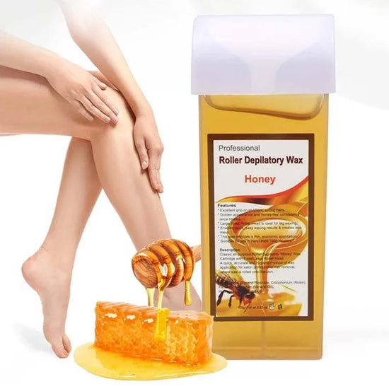 100g Hair Removal Wax Gentle Non-irritating Hot Depilatory Cream Wax Cartridge Beeswax Warmer Waxing Hair Removal for Women Men